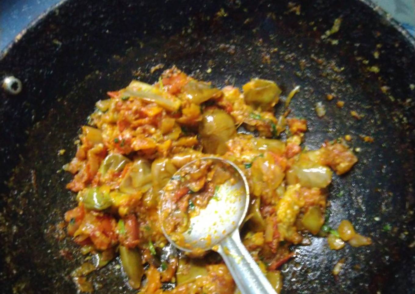 Brinjal Tomato subji