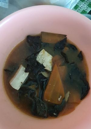 A picture of Simple Mixed Vegetables with Tofu.