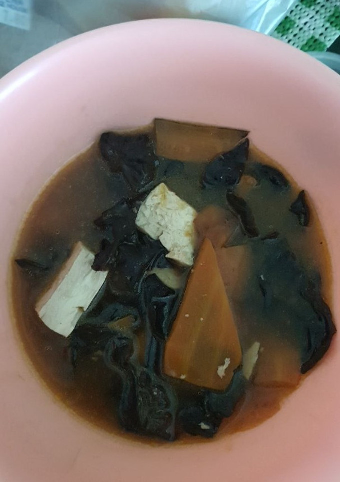 A picture of Simple Mixed Vegetables with Tofu.