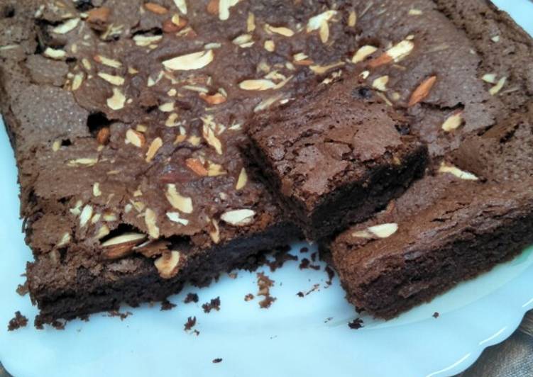 Chewy Brownies Tepung Beras (Gluten Free)