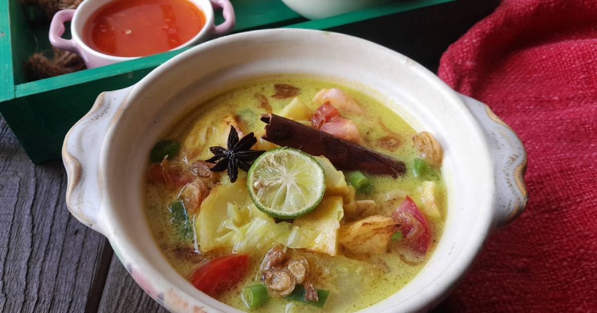 Resep Soto Aceh (daging Ayam) Rasanya Maknyus