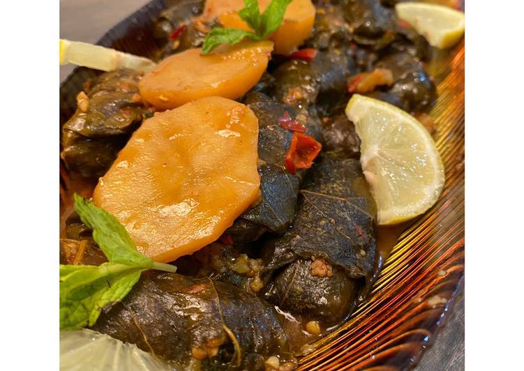 ورق عنب ذايب 😍♥️