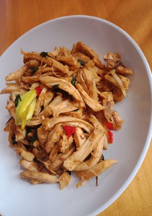 Foto resep Ayam Suwir Kemangi Free Oil