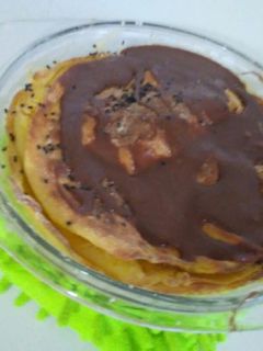 صورة لوصفة بنت الصحن بالشوكولاتة