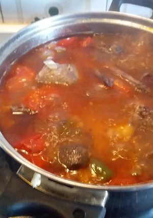Una foto de Arroz con palomas por el chef david