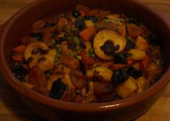 The New Way Make Recipe Tajine with Chicken and Tutti Frutti Practical Delicious The New Way Make Recipe Tajine with Chicken and Tutti Frutti Practical Delicious
