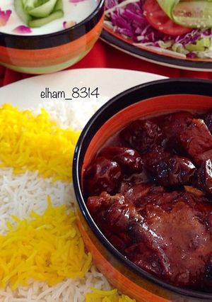 عکسی از دستور آلو مسما