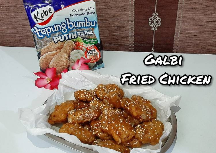Resep Galbi Fried Chicken, Bisa Manjain Lidah