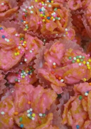 Foto resep Corn flakes pinky pie