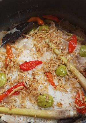 Foto resep Nasi liwet magic com