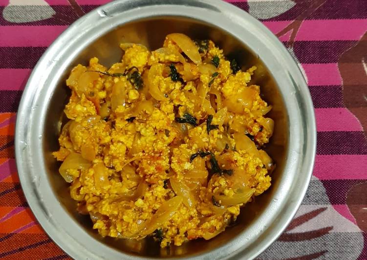 How to Make Quick Paneer bhurji