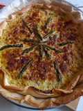 Torta salata con asparagi e certosa