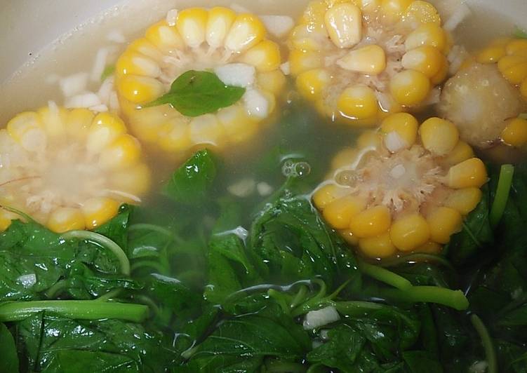 Sayur bayam gurih ga pake ribet