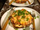 Chicken Enchilada Stuffed Portobellos