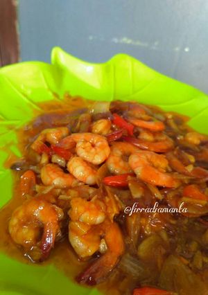 Foto resep Udang saus tiram
