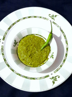 A picture of Green Chilli Sauce.