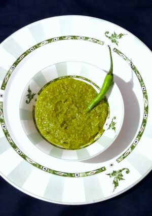 A picture of Green Chilli Sauce.