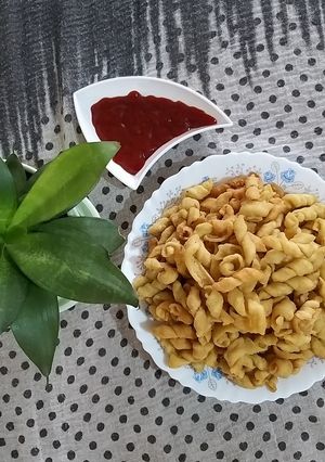عکسی از دستور چیپس پاستا😋
