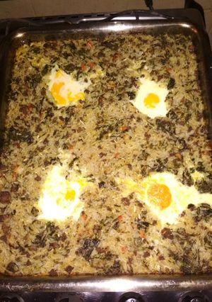 Una foto de Acelga con arroz