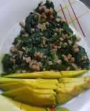 Espinacas al ajillo