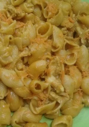صورة لوصفة معكرونه ب دجاج🐔 😋