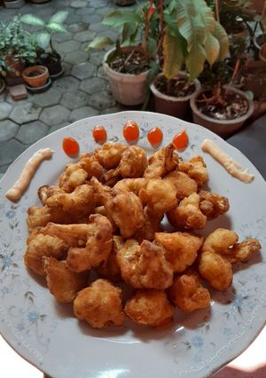 Foto resep Kembang kol goreng tepung