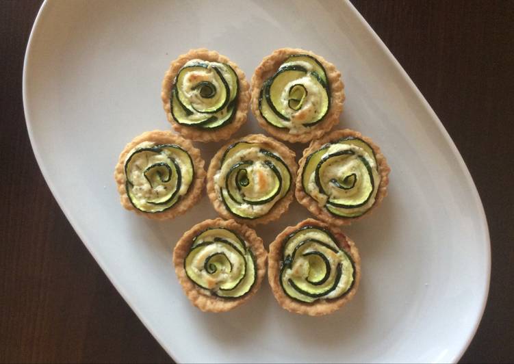 Quick Tips Zucchini tartlets