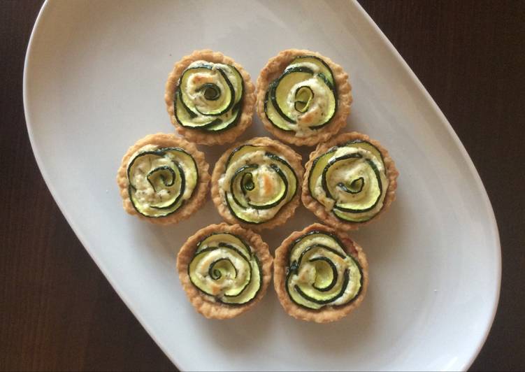 Steps to Prepare Speedy Zucchini tartlets