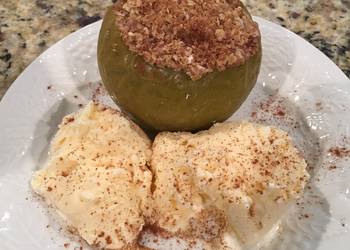 Fresh, Cooking Recipe Stuffed Apple Streusel Delicious and Healthy