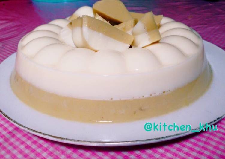 Puding Jagung Lapis Susu