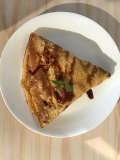 Una foto de Relleno de pollo con champiñones