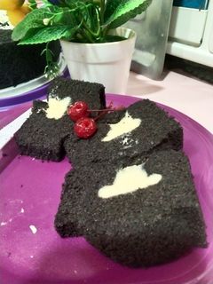 Foto resep 350.Bolu Kukus Ketan Hitam Keju