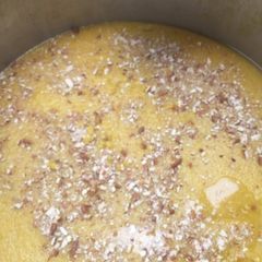 A picture of Muharram special halwa.