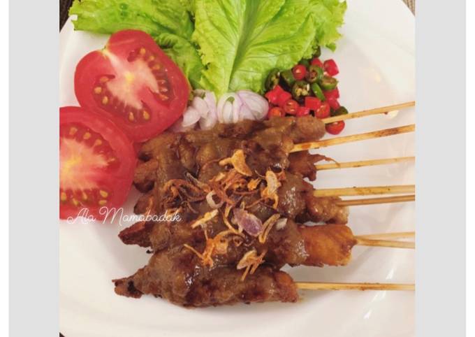 Resep Sate Ayam Bumbu Kacang Anti Gagal