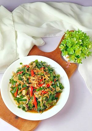 Foto resep 599. Tumis Daun Kencur