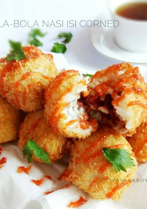 Foto resep Bola-bola Nasi Isi Kornet (Sarapan #5hari)