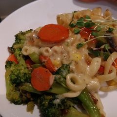 Veggie macaroni noodle A picture of Veggie macaroni noodle.
