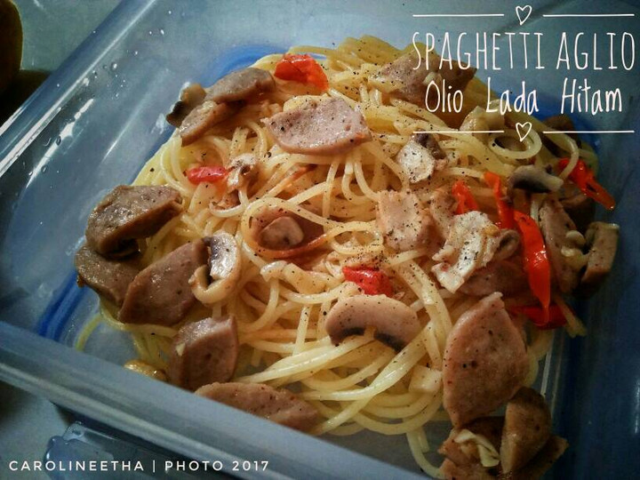 Resep Spaghetti aglio olio lada hitam yang Sempurna