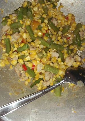 Foto resep Cah Buncis jagman daging ayam