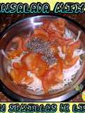 Ensalada Mix Con semillas de lino