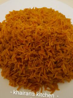 Quick and Easy Jollof rice ainihin hoton girkin