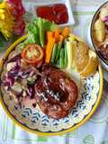 Chicken Steak with Salad