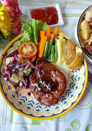 Foto resep Chicken Steak with Salad