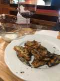 Palitos de berenjena al horno