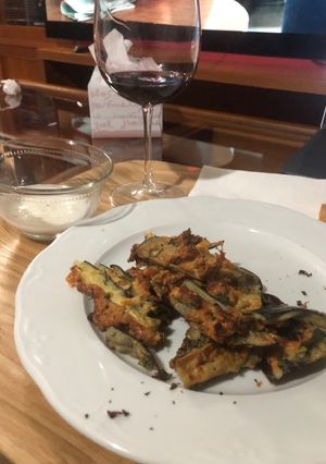 Una foto de Palitos de berenjena al horno