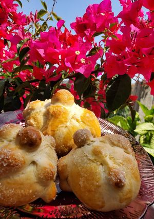 Una foto de Pan de muerto