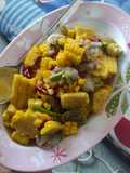 ตำข้าวโพดกุ้งสดสุดนัว