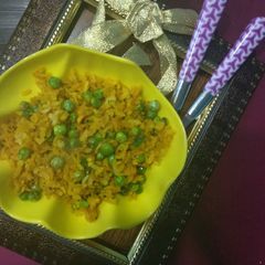 A picture of Peas poha.