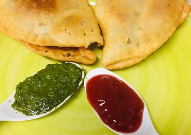 Recipe of Quick Aloo cheese samosa