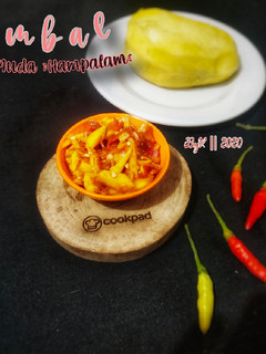 Foto resep Sambal Mangga Muda (Hampalam) #Week25